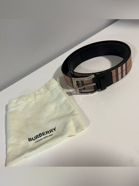 Burberry Check Belt
